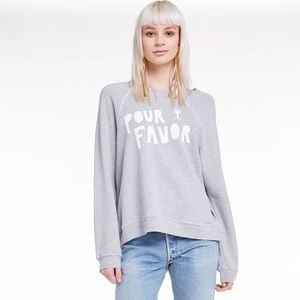 Wildfox Pour Favor Sommers Sweatshirt